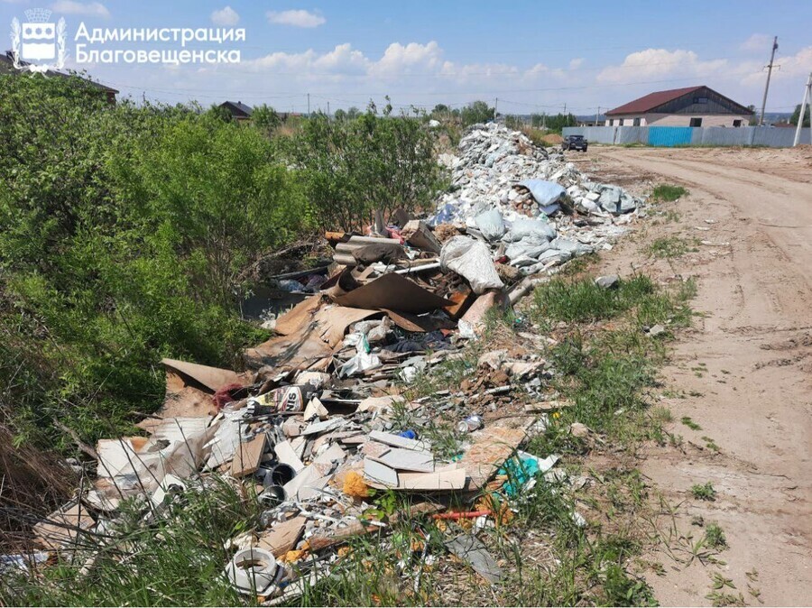 В Благовещенске за год ликвидировали все незаконные свалки Сколько их было