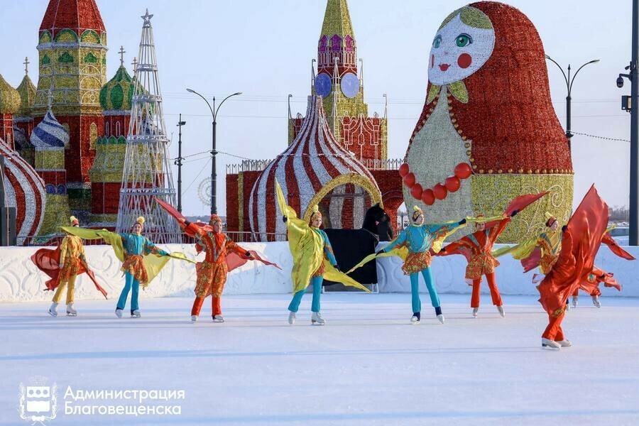 Десятки тысяч благовещенцев и гостей города посетили новогодние мероприятия 