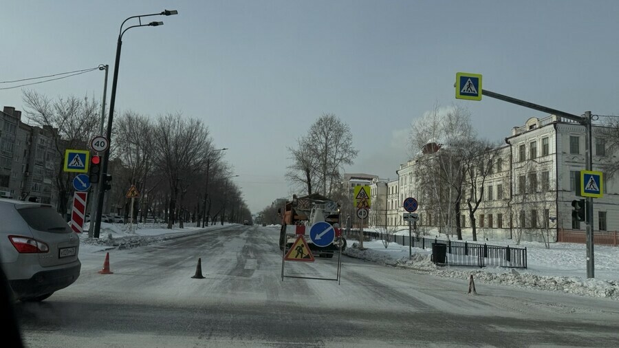 В Благовещенске перекрывают для движения участки улицы Горького