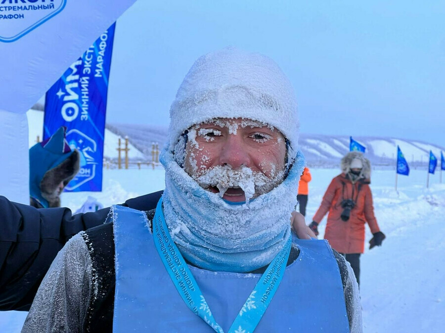 Дальневосточники поставили рекорды на якутском марафоне при 40градусном морозе