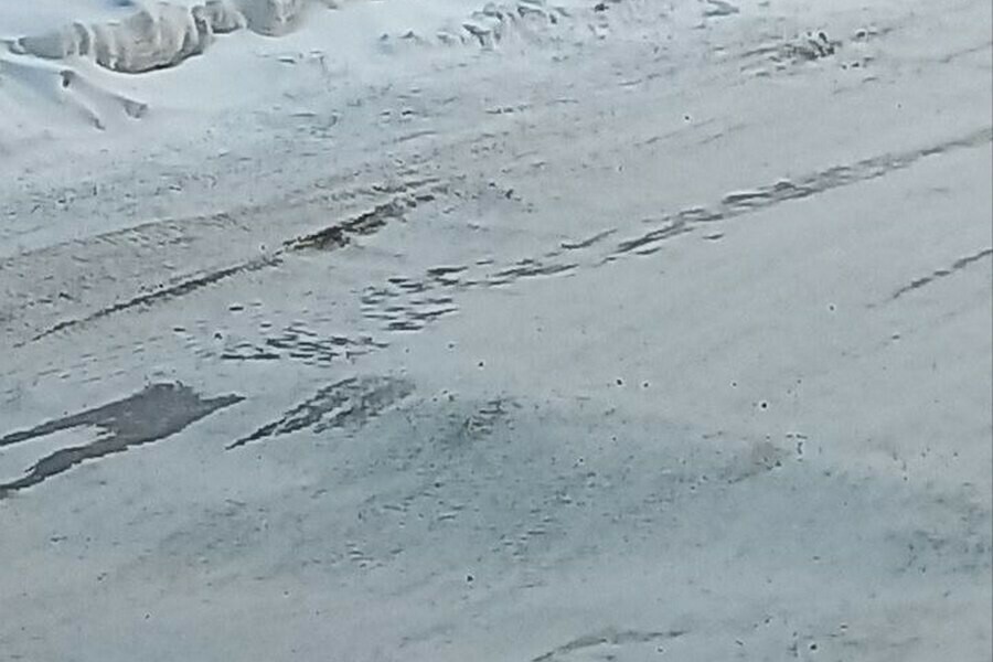 Мусоровоз чуть не задавил ребенка покатившись назад жители района Благовещенска говорят об очень скользкой дороге фото 