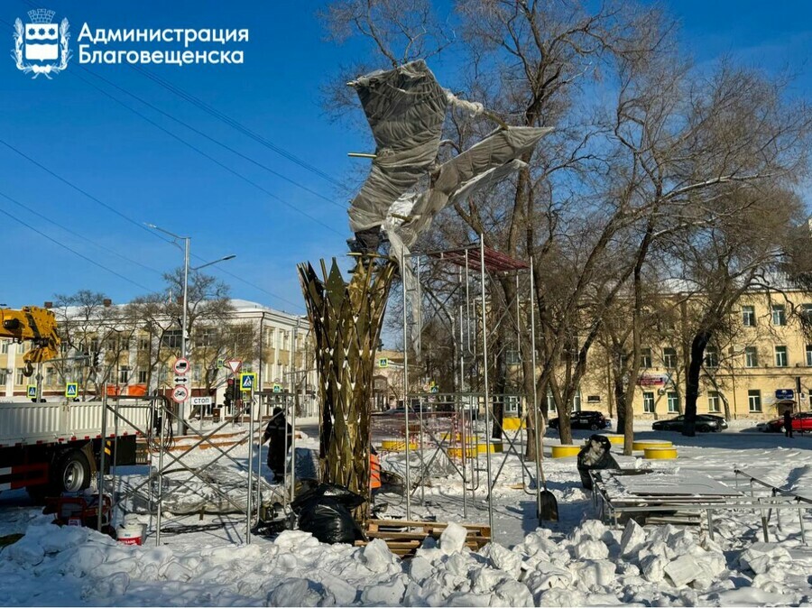 В Благовещенске появится золотое дерево Где