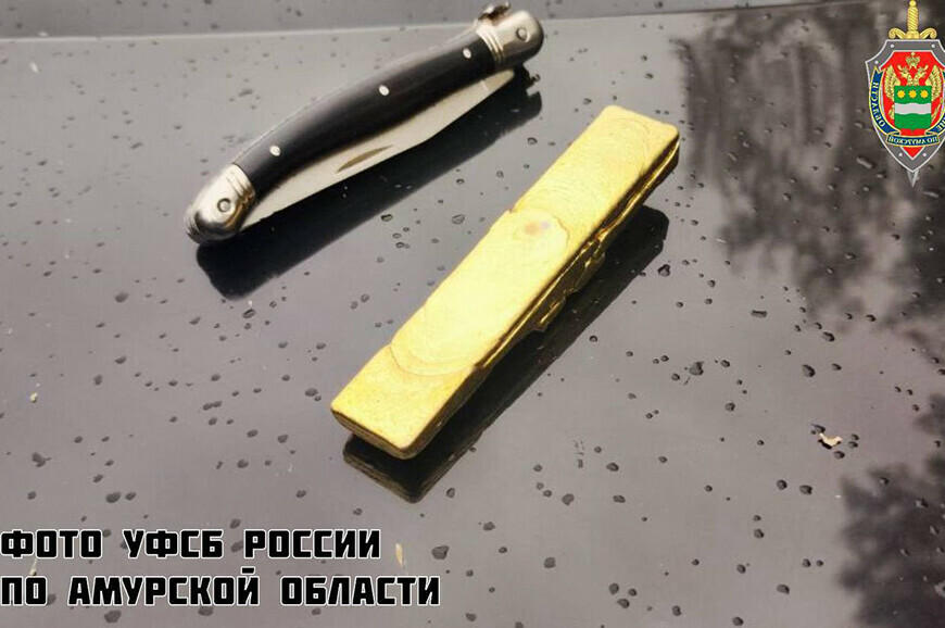 Сотрудники УФСБ изъяли у амурчанина дорогую находку которую он прятал под деревом
