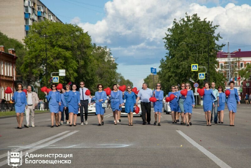 170летие Благовещенска отпразднуют большим парадным шествием Открыт прием заявок