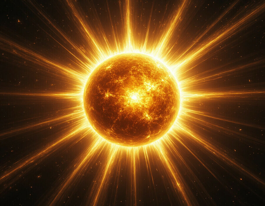 Три сильные вспышки произошли на Солнце