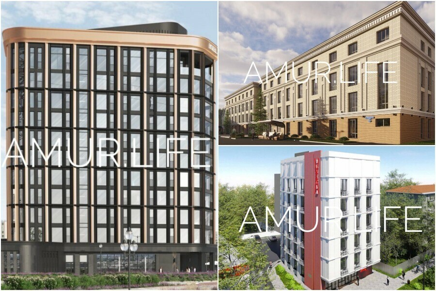 В центральноисторической части Благовещенска вырастут новые гостиницы Как они будут выглядеть и кто будет строить