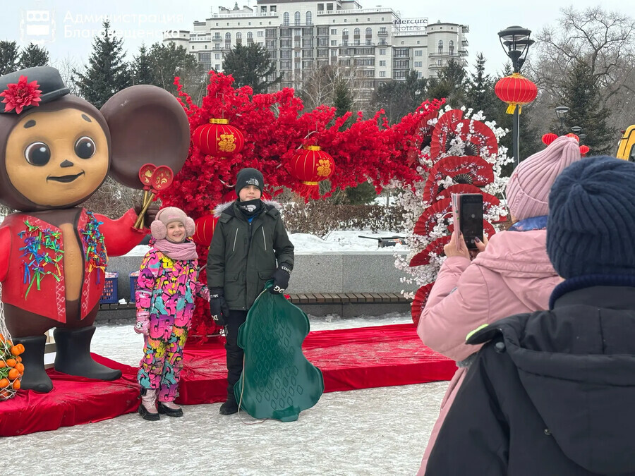 В Благовещенске начали отмечать китайский Новый год Всех зовут на центральную площадь