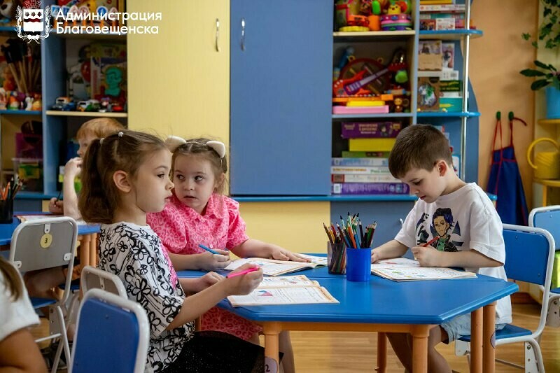 Открылись бесплатные вечерние группы в детских садах Благовещенска 