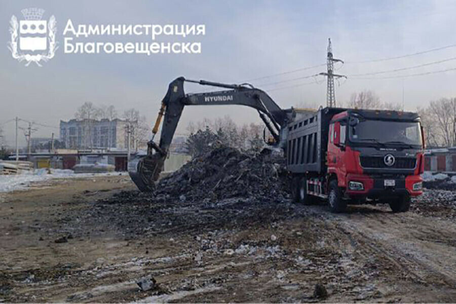 Бурхановка в Благовещенске с каждым днём становится чище