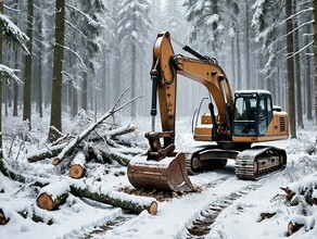 Экскаватор конфисковали в Приамурье за черную работу 