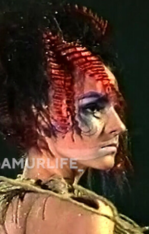 Башни из волос нефритовый император и  Древний Египет Фестиваль парикмахерского искусства в 2000 году