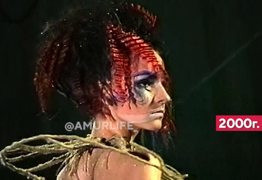 Башни из волос нефритовый император и  Древний Египет Фестиваль парикмахерского искусства в 2000 году