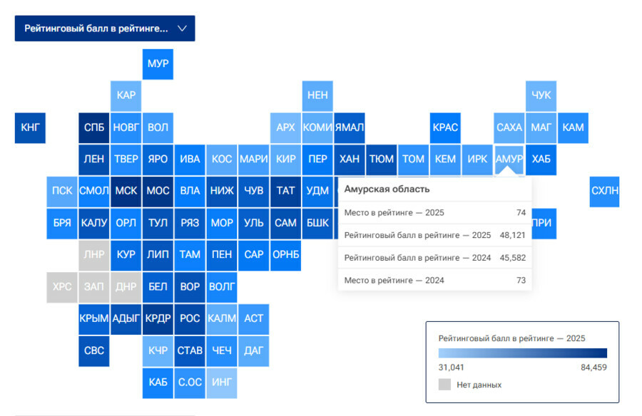 РИА Новости Приамурье обогнало четыре дальневосточных региона по уровню жизни