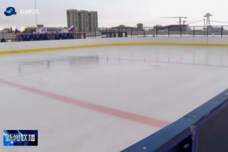 Как идет подготовка в масштабному зимнему фестивалю на льду Амура рассказали китайские СМИ видео 
