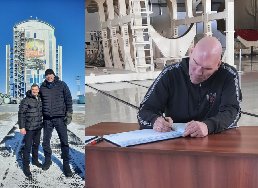 Николай Валуев побывал на космодроме Восточный