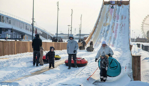 Благовещенск скоро попрощается с тюбинговой горкой