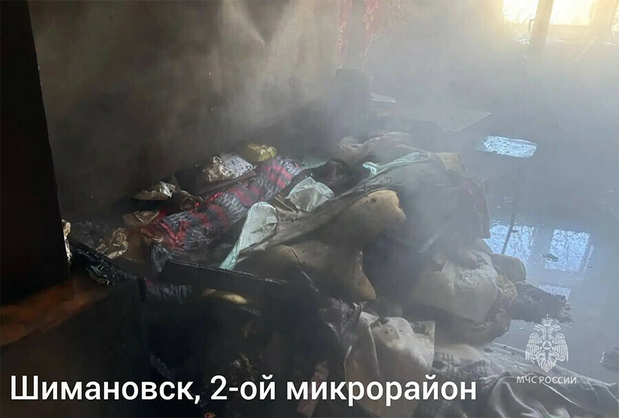 В Шимановске жертвой пожара стала 64летняя женщина  