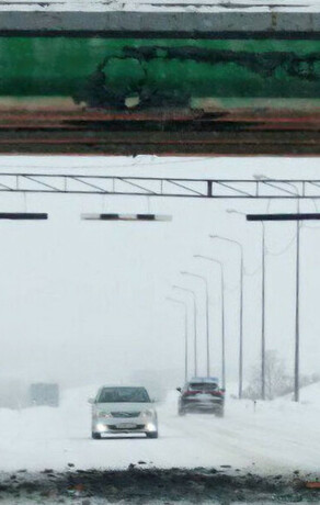 В Приамурье изза аварии возникла опасность на путепроводе Проезд транспорта закрыт