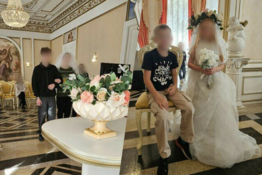 Детские свадьбы стали проводить в России