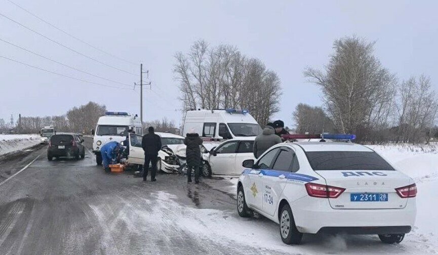 Страшная авария в Приамурье один человек погиб трое ранены