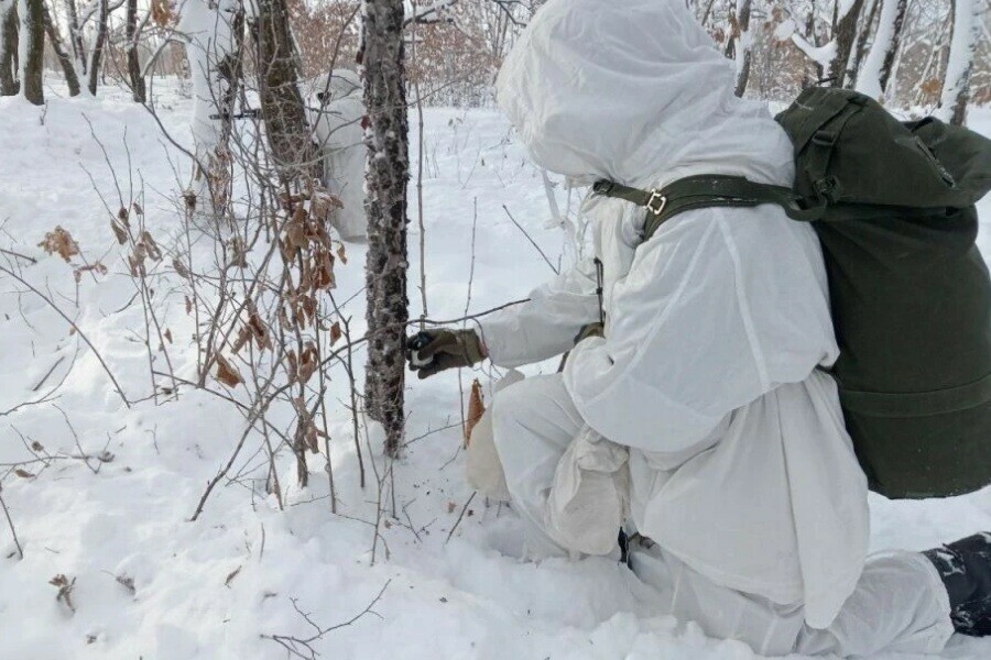 На полигоне Приамурья прошли учения по обезвреживанию растяжек