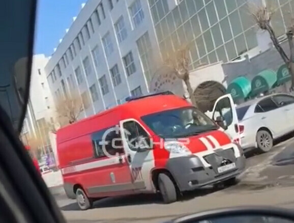 Очевидцы в Благовещенске горит Амурская ярмарка 