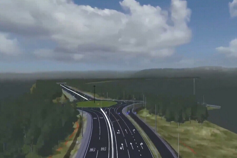 Власти показали как расширят аэропортовскую трассу в Благовещенске и как будут выглядеть кольцевые развязки видео 