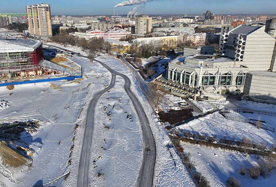 Возобновился ремонт улицы Краснофлотской в Благовещенске фото