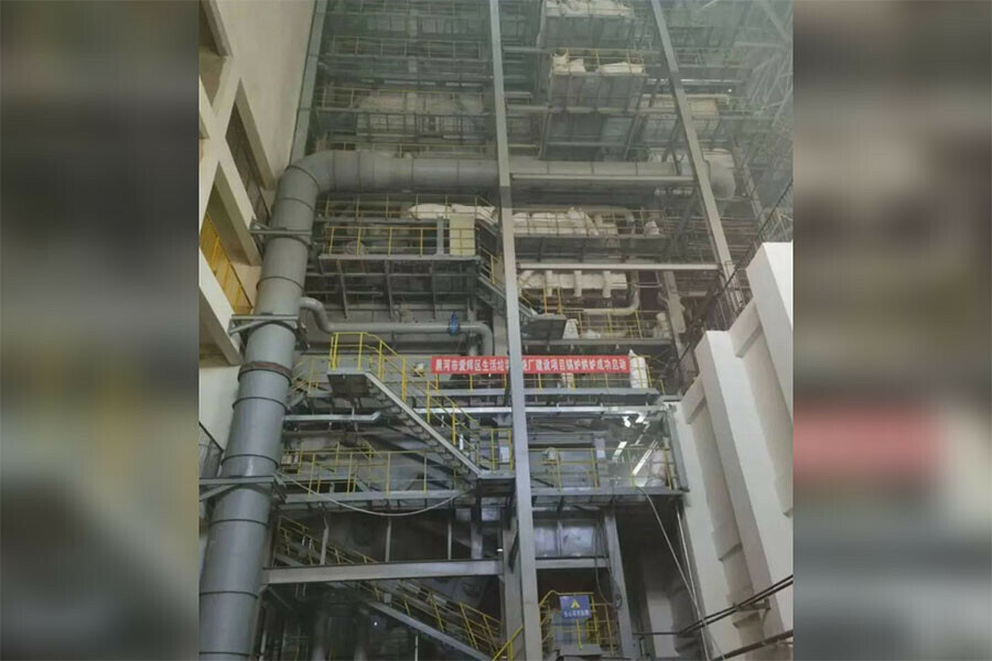 В Хэйхэ завершается строительство мусоросжигающего завода