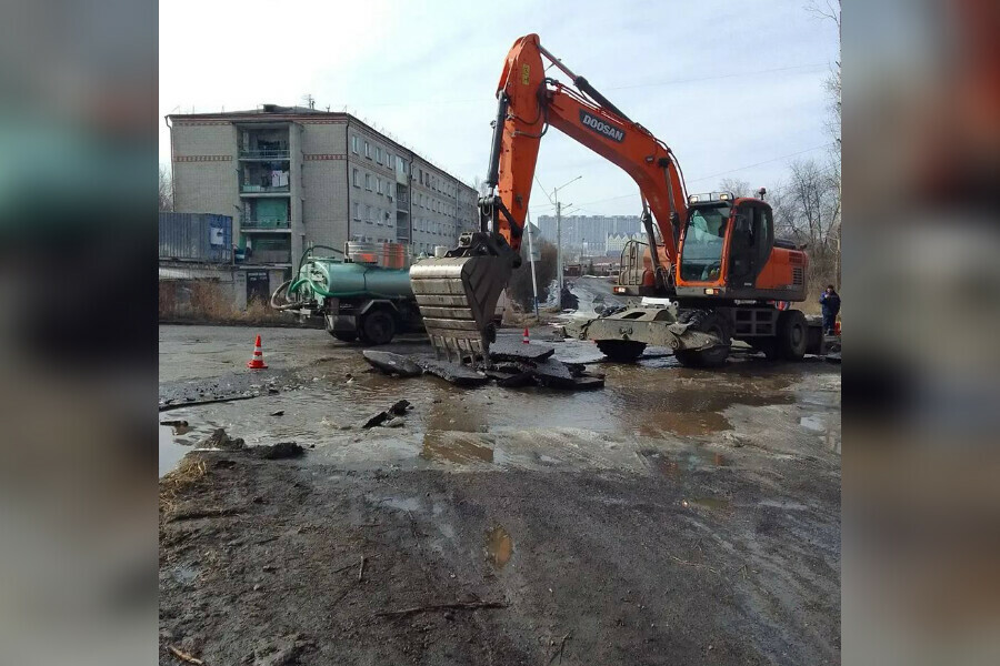 В Благовещенске перекрыли дорогу чтобы устранить проблему на Ленина  Нагорной карта