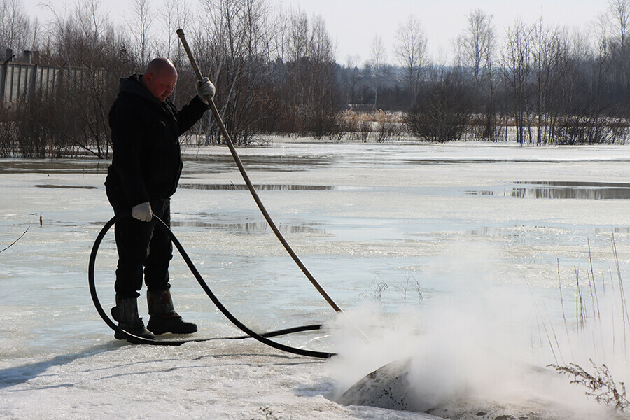 Перед весенними паводками в Амурской области начали отпаривать трубы Два округа и один район  на особом контроле