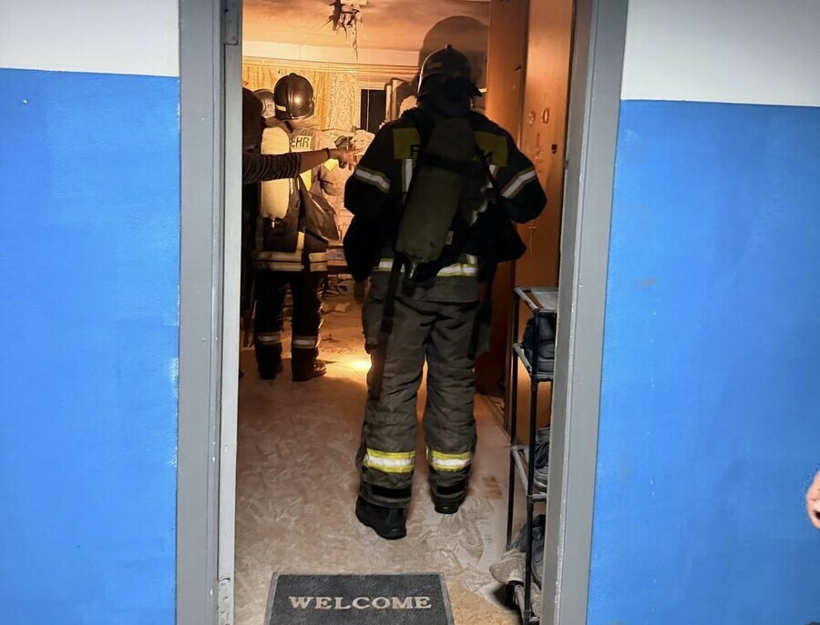 В общежитии Благовещенска произошло возгорание видео