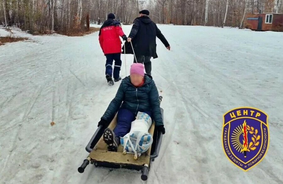 Амурчанка сломала ногу на тропе здоровья