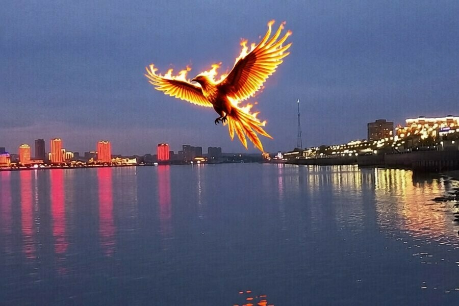 Сенсация через пограничный Амур в Благовещенске перелетят российская Жарптица и китайский Феникс