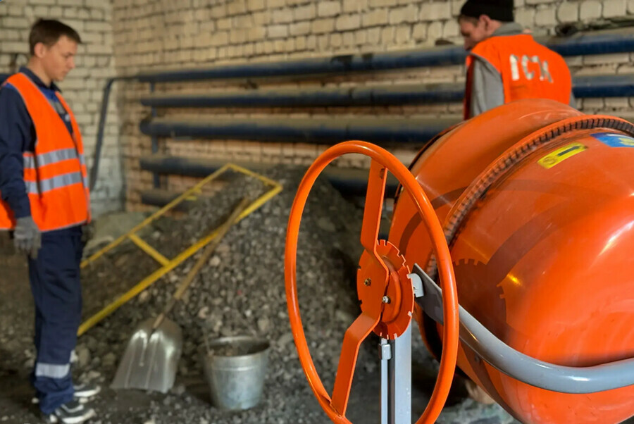 В Благовещенске впервые начали производить холодный асфальт видео