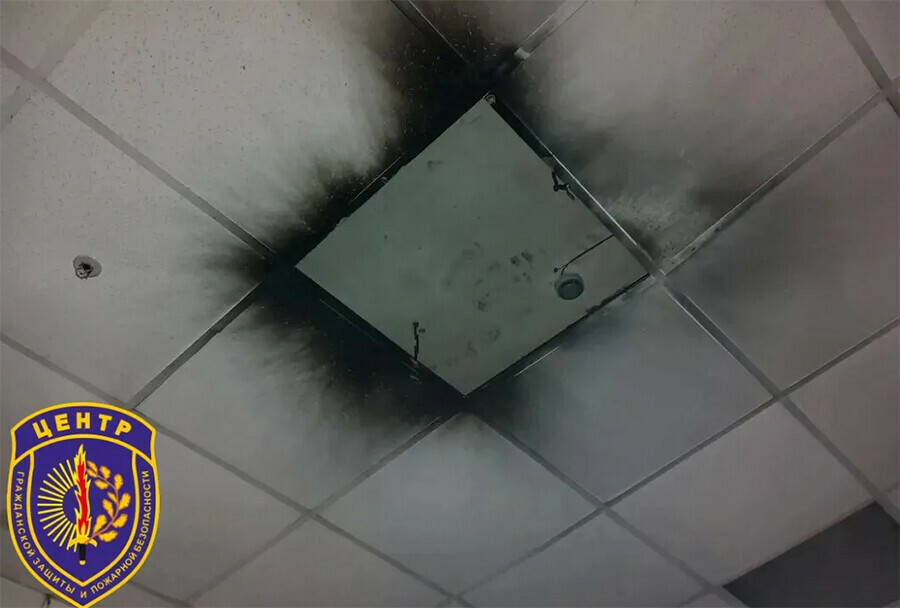 В Амурской области загорелся торговый центр