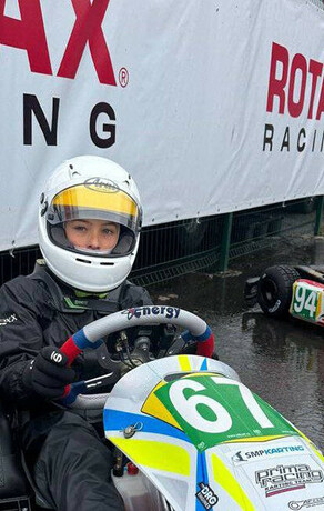 В Сочи на всероссийской гонке по картингу дебютировал юный амурский гонщик Владислав Рябов фото