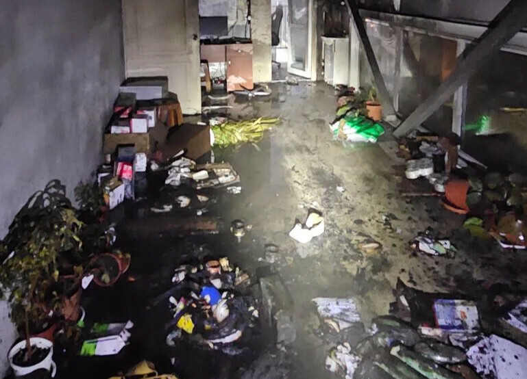 В Чигирях горело офисное помещение фото