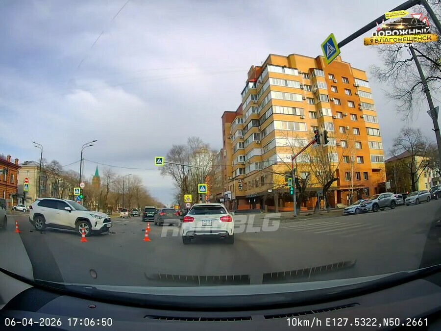 Первое в этом году ДТП с мотоциклистом произошло в Амурской области видео