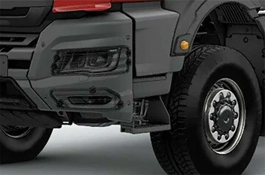 В Амурской области водитель грузовика зацепил груженым прицепом машину другого водителя