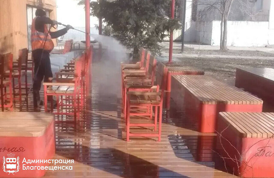 Каждый пользуется популярностью скверы моют в Благовещенске