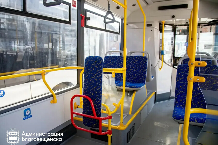 В Благовещенске усилен контроль за чистотой городских автобусов  