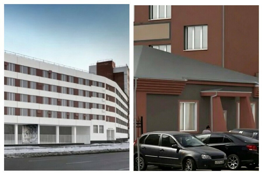 Еще три больших здания Благовещенска станут коричневобежевыми 