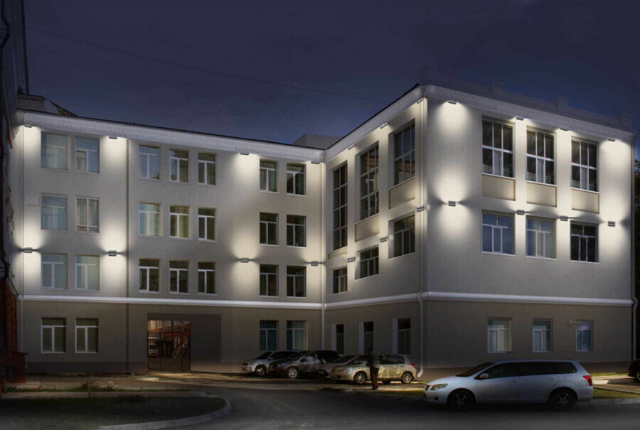 Семь зданий Благовещенска художественно подсветят