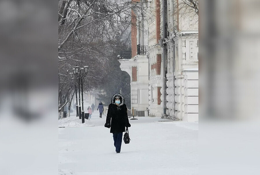 Циклон принес с собой снег и потепление прогноз погоды в Амурской области на 18 февраля