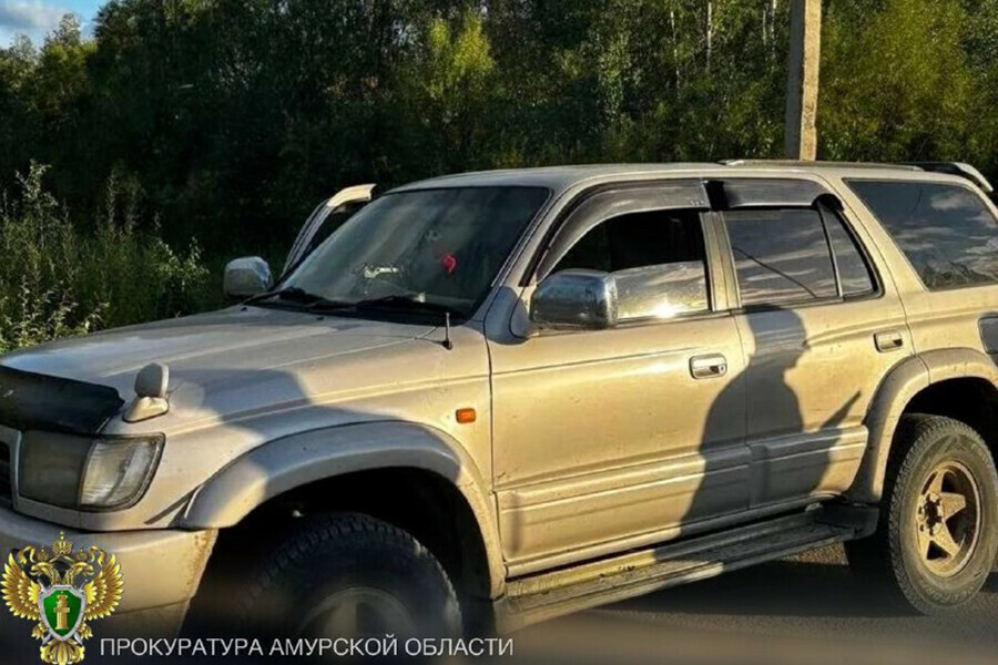 У амурчанина конфисковали Toyota Hilux Surf за перевозку запрещенки