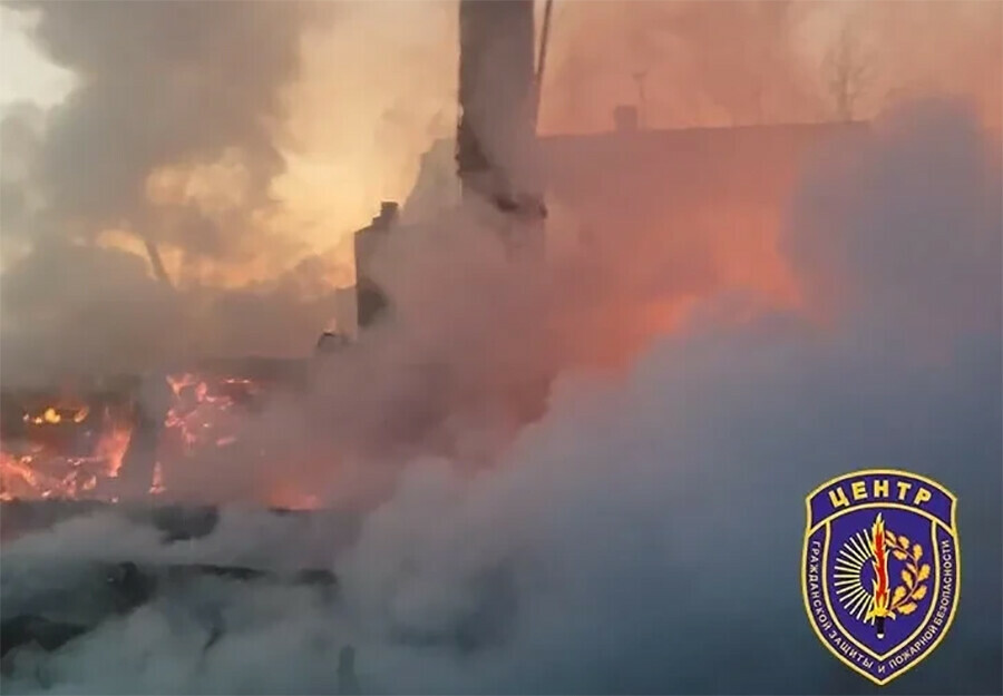 Рулоны сена сгорели в Амурской области