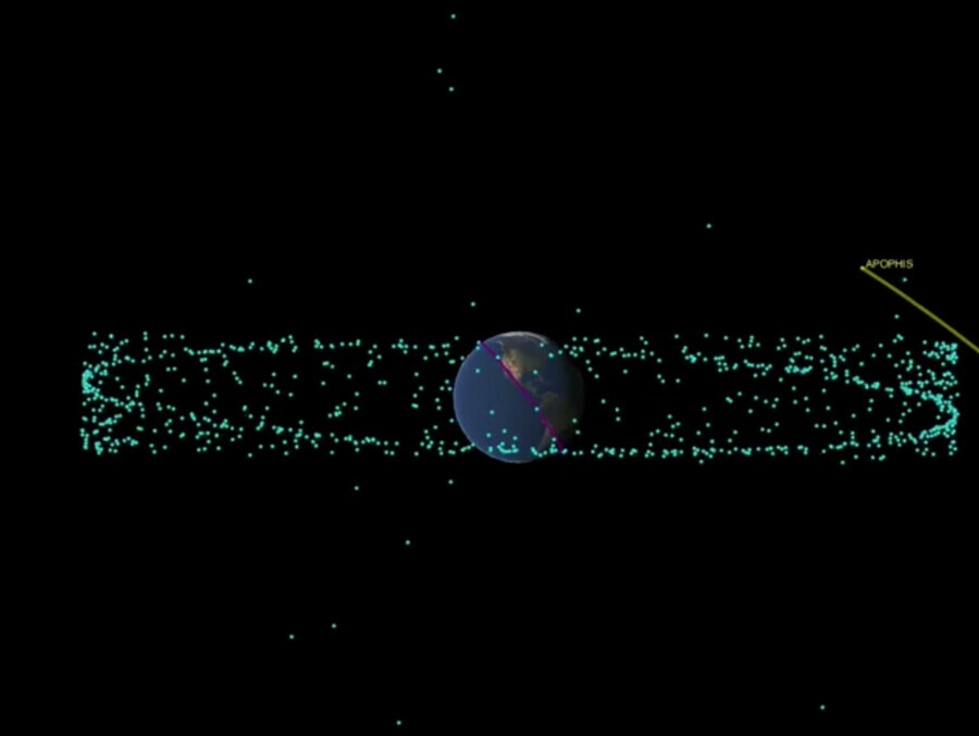 К Земле летит астероид Апофис размером почти в полкилометра