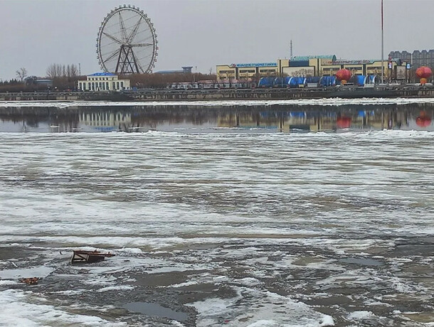 На Амуре в Благовещенске начался ледоход фото видео