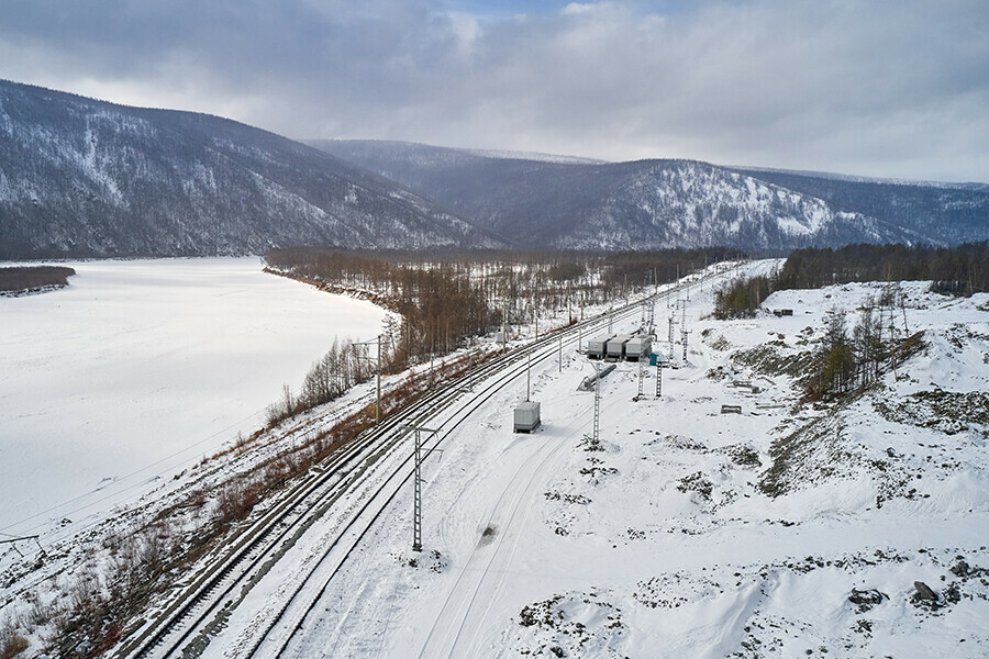 Опасаясь размыва жд путей в Амурской области вдоль Нюкжи стабилизируют откосы  